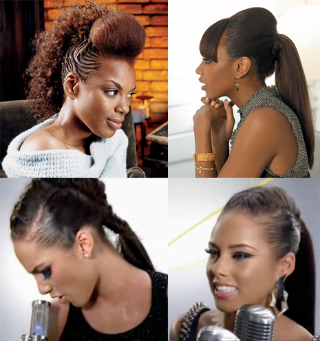 Alicia Keys hairstyles and haircut